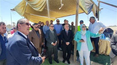 وضع حجر الأساس لمشروع سوق السمك بالعريش 