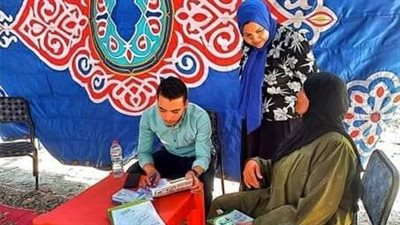 تقديم خدمات طبية وبيطرية خلال قافلة سكانية شاملة بمدينة الدلنجات بالبحيرة (صور)