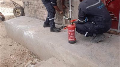 مودرن جاس تطلق أول شعلة غاز طبيعي بقرية العساكرة بسوهاج