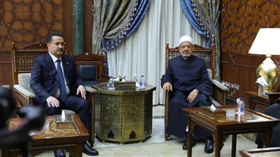 الطيب يبدي استعداد الأزهر وترحيبه بتقديم كل أوجه الدعم اللازم للعراق