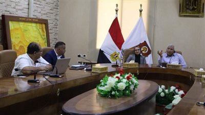 محافظ الوادي الجديد يبحث مقترح تطوير منشآت ضمن مشروع مدينة آمنة للنساء 