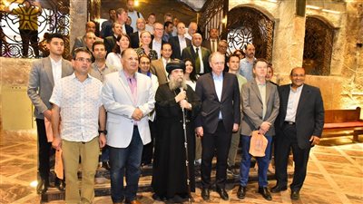 سفراء الاتحاد الأوروبي يزورون دير العذراء مريم بجبل درنكة في أسيوط