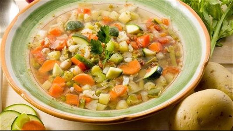 شوربة الخضار، فيتو