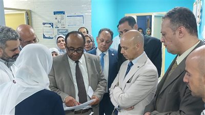 وكيل الصحة بالشرقية يستقبل رئيس قطاع الطب العلاجي بالوزارة