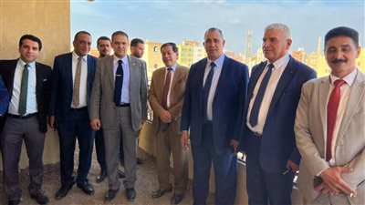 نقيب المحامين يتفقد المقر الإداري الجديد لنقابة غرب طنطا