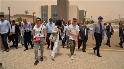  سفراء دول الاتحاد الأوروبي يتفقدون مجمع الصناعات الصغيرة بعرب العوامر في أسيوط