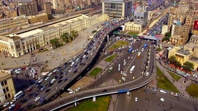 جوجل ماب: كثافات مرورية بكوبرى أكتوبر وشارع رمسيس (فيديو)