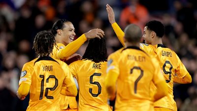 تصفيات اليورو، هولندا تتقدم بهدف نظيف على أيرلندا في الشوط الأول 