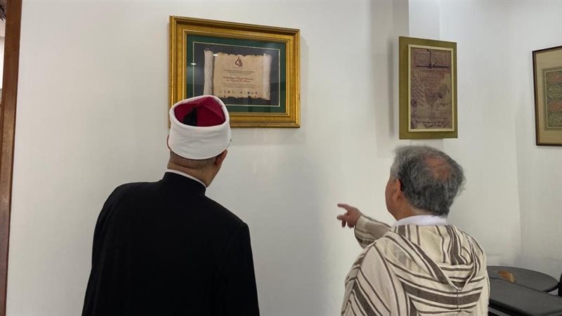 زيارة أمين مجمع البحوث
