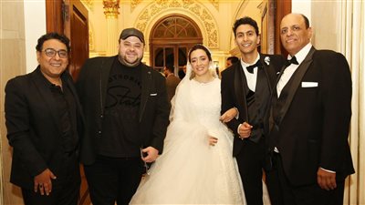 صور من حفل زفاف ابنة المنتج أيمن يوسف بحضور نجوم الفن 