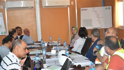 الوكالة الأمريكية للتنمية تتابع أعمال مشروع محطة مياه الهنادي جنوب الأقصر