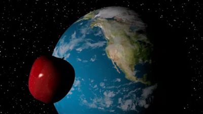 سلطان النيادي يختبر قانون نيوتن بتفاحة تسبح في الفضاء (فيديو)