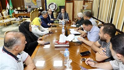 محافظ المنوفية يوجه بتسريع وتيرة العمل فى طريق سنتريس أشمون