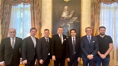 وزير السياحة يعقد اجتماعات مع وزيرة السياحة وممثلي وزارة الثقافة بإيطاليا