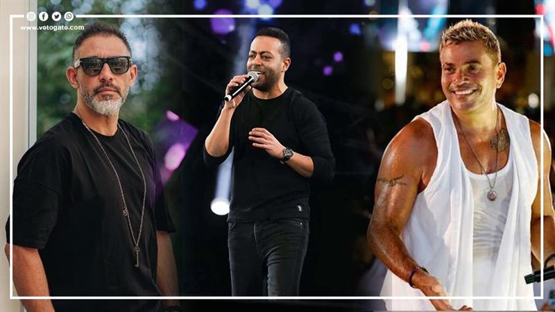 عمرو دياب وتامر عاشور