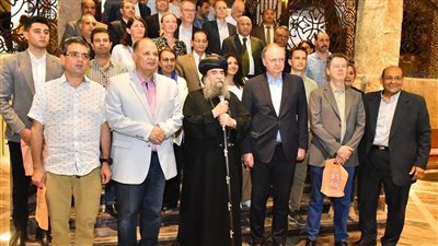 الأنبا يوأنس لسفير الاتحاد الأوروبي: الرئيس يقدم الدعم للنهوض بمسار العائلة المقدسة