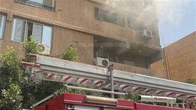 نجاة سكان شقة سكنية بأكتوبر من الموت حرقا