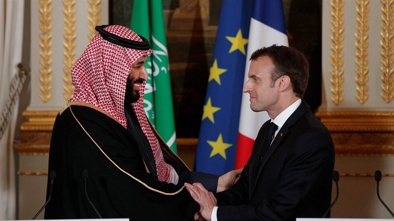 بن سلمان وماكرون،