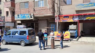 22 محضر إشغال فى حملة مكبرة بحي غرب مدينة المنيا