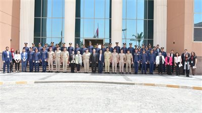 الأكاديمية العسكرية تنظم زيارة لأعضاء هيئة التدريس لجامعة القاهرة الجديدة التكنولوجية 