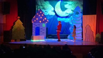 استمرار العرض المسرحى مدينة الثلج لفرقة قصر ثقافة الطفل بدمنهور (صور)