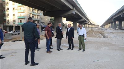 محافظ الجيزة يتابع أعمال التغطية والتطوير بكباري الشيشيني (صور)