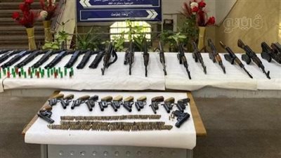 حبس 54 متهما بحيازة أسلحة نارية ومواد مخدرة في أسيوط