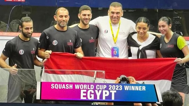 مصر تتوج بكأس العالم