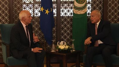 مشاورات سياسية بين أبوالغيط وبوريل لبحث قضايا المنطقة والعالم