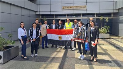 منتخب مصر للأسكواش يصل مطار القاهرة بلقب كأس العالم قادما من الهند