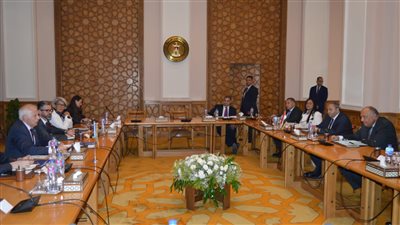 بدء جلسة المباحثات الموسعة بين وزير الخارجية والممثل الأعلى للاتحاد الأوروبي (صور) 