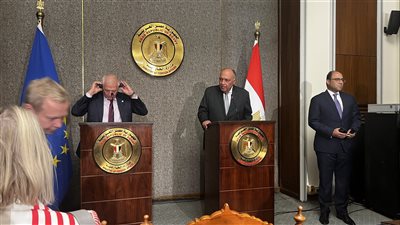 سامح شكرى يكشف تفاصيل مباحثاته مع الممثل الأعلى للاتحاد الأوروبي (صور) 