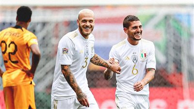 دوري الأمم الأوروبية، إيطاليا تتقدم على هولندا 2-0 في الشوط الأول (فيديو)