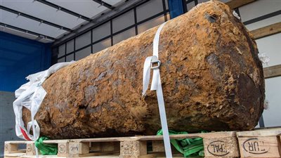 ألمانيا تفجّر قنبلة من الحرب العالمية تزن نصف طن