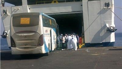 ميناء نويبع يستعد لمغادرة آخر فوج حج بري اليوم 