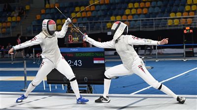 يارا الشرقاوي تحرز ذهبية سلاح الشيش سيدات ببطولة أفريقيا