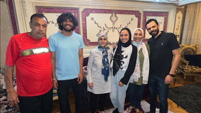 رسالة سعيد الشيشيني لمحمد النني بعد زيارته في منزله (صور)