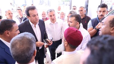 وزير الصحة: توفير نقطة إسعاف ثابتة داخل مستشفى الضبعة