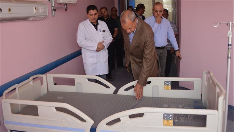 محافظ القليوبية خلال