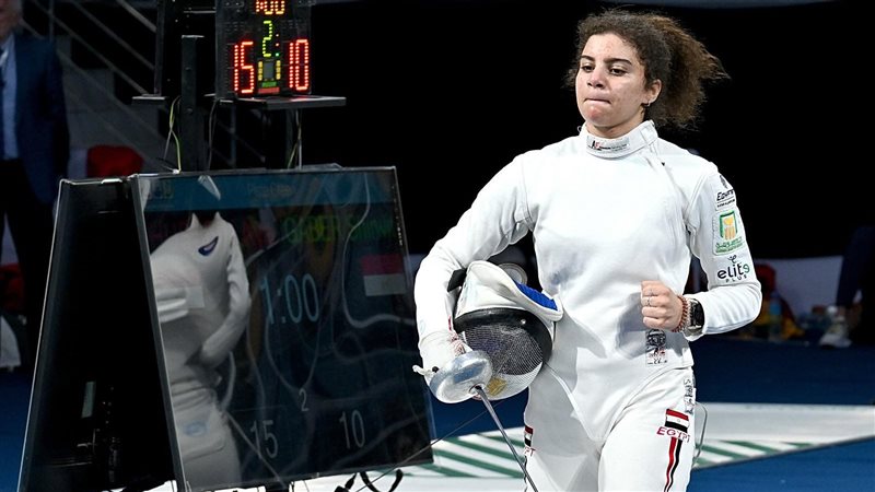  آية حسين لاعبة منتخب