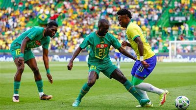 السنغال أول منتخب أفريقي يفوز على البرازيل برباعية 