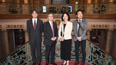 السفير الياباني بالقاهرة في زيارة لمتحف الزعفران بجامعة عين شمس