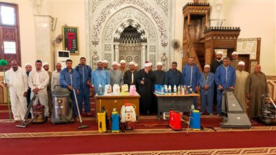 انطلاق حملة النظافة بمساجد الجمهورية استعدادًا لصلاة عيد الأضحى