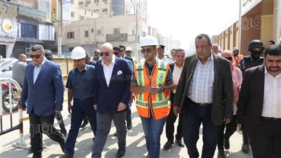 محافظ بني سويف يتفقد التشطيبات النهائية لمشروع إعادة إنشاء معرض شباب مصر