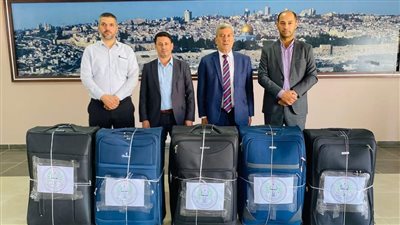 ختام امتحانات الثانوية الأزهرية في فلسطين وإرسال أوراق الإجابات إلى القاهرة (صور)