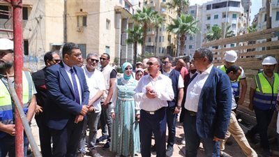 جولة ميدانية لمحافظ الإسكندرية لمتابعة مشروع تطوير حلقة السمك بالجمرك