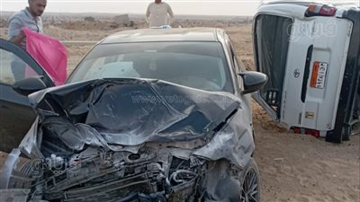 ملحقوش يعيدوا، إصابة 17 شخصا فى تصادم سيارة ملاكى بميكروباص على طريق السويس 
