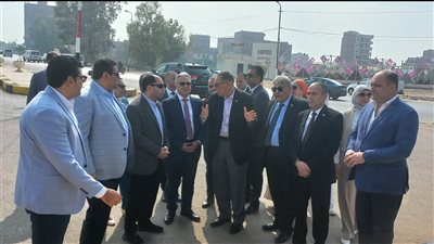  محلية البرلمان في جولة تفقدية بمنيا القمح برفقة محافظ الشرقية