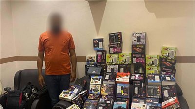 ضبط محطة بث تليفزيونى بدون ترخيص بالقليوبية 