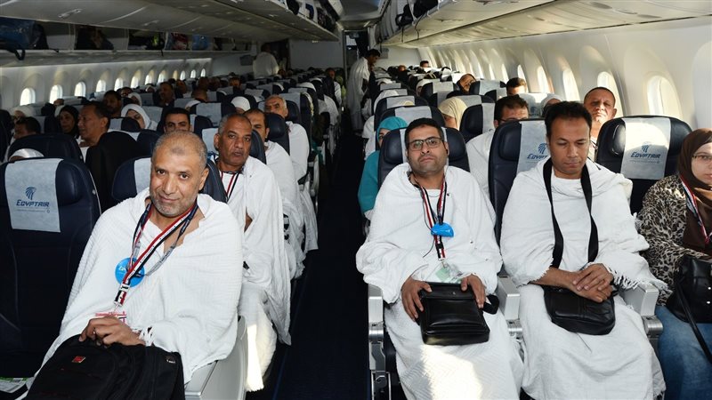 الحجاج في مطار القاهرة